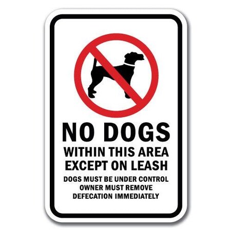 Signmission 18 in Height, 0.12 in Width, Aluminum, 12" x 18", A-1218 Pet-Animal - UnderCont A-1218 Pet-Animal - UnderCont